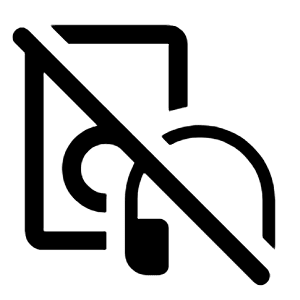 Media Output Off Icon from Rounded Line - Material Symbols Set