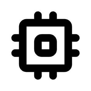 Memory Icon from Rounded Line - Streamline Material Free Set