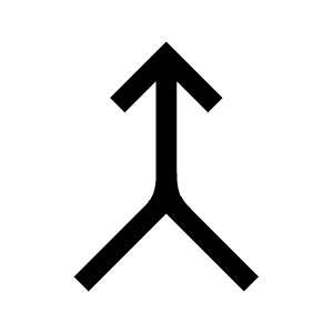 Merge Icon from Outlined Line - Material Symbols Set
