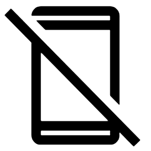 Mobile Off Icon from Outlined Line - Material Symbols Set