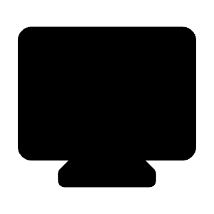 Monitor Fill Icon from Rounded Fill - Material Symbols Set
