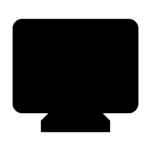 Monitor Fill Icon from Outlined Fill - Material Symbols Set