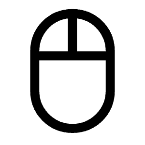 Mouse Icon from Rounded Line - Material Symbols Set
