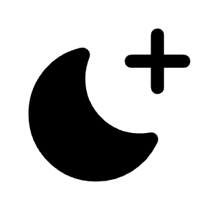 Night Sight Max Fill Icon from Rounded Fill - Material Symbols Set