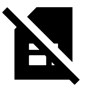 No Sim Fill Icon from Sharp Fill - Streamline Material Free Set