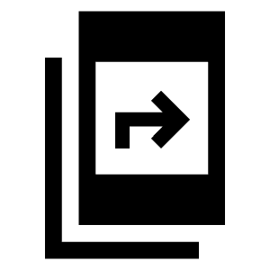 Offline Share Fill Icon from Sharp Fill - Material Symbols Set