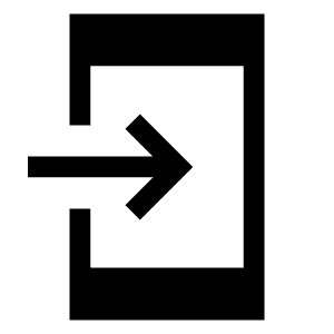 Open In Phone Fill Icon from Sharp Fill - Material Symbols Set