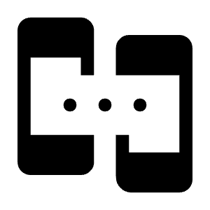 P2p Fill Icon from Rounded Fill - Material Symbols Set