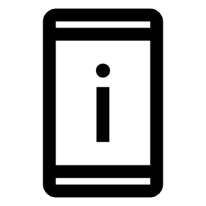 Perm Device Information Icon from Outlined Line - Material Symbols Set