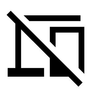 Phonelink Off Icon from Sharp Line - Material Symbols Set