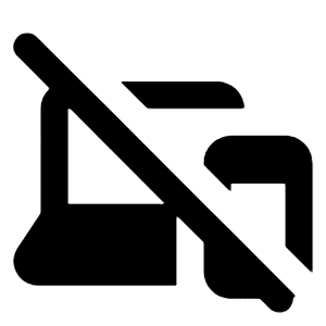 Phonelink Off Fill Icon from Rounded Fill - Material Pro Free Set