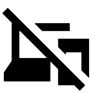 Phonelink Off Fill Icon from Sharp Fill - Streamline Material Free Set