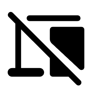 Phonelink Off Fill Icon from Rounded Fill - Material Symbols Set
