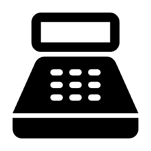 Point Of Sale Icon from Outlined Line - Material Symbols Set