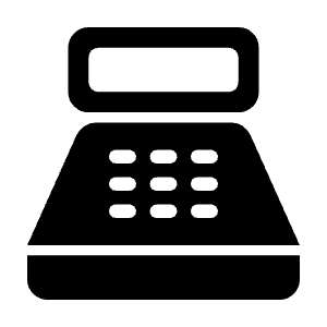 Point Of Sale Fill Icon from Rounded Fill - Material Symbols Set