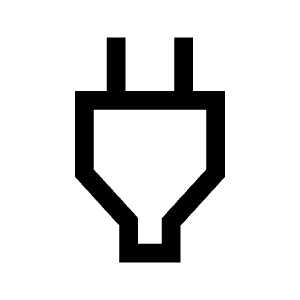 Power Icon from Sharp Line - Material Symbols Set