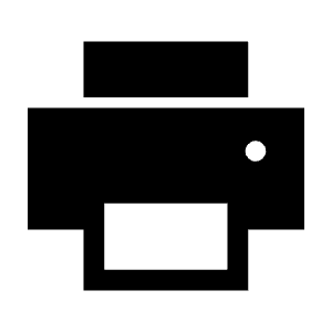 Print Fill Icon from Sharp Fill - Material Symbols Set