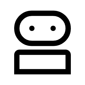 Robot 2 Icon from Outlined Line - Material Symbols Set