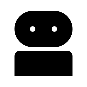 Robot 2 Fill Icon from Outlined Fill - Material Symbols Set