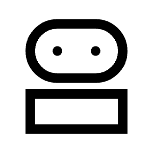 Robot 2 Icon from Sharp Line - Material Symbols Set