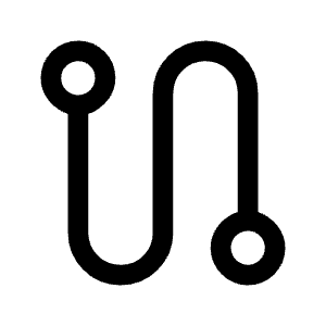Route Icon from Rounded Line - Material Symbols Set