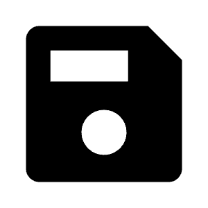 Save Fill Icon from Outlined Fill - Material Symbols Set