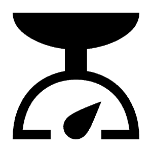 Scale Fill Icon from Sharp Fill - Material Symbols Set