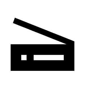 Scanner Fill Icon from Sharp Fill - Material Symbols Set