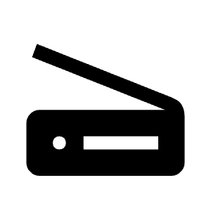 Scanner Fill Icon from Outlined Fill - Material Symbols Set