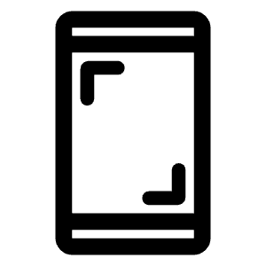 Screenshot Icon from Rounded Line - Material Symbols Set