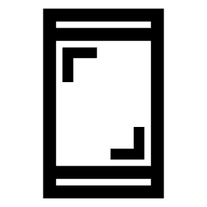 Screenshot Icon from Sharp Line - Material Symbols Set