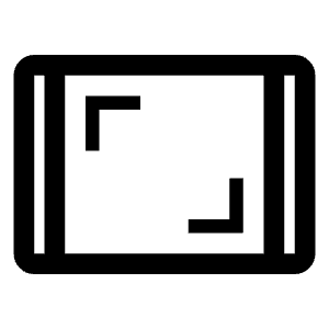 Screenshot Tablet Icon from Outlined Line - Material Symbols Set