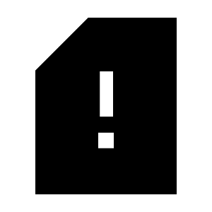 Sd Card Alert Fill Icon from Sharp Fill - Material Symbols Set