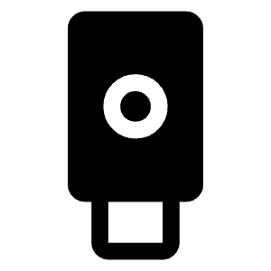 Security Key Fill Icon from Rounded Fill - Material Symbols Set