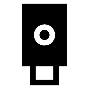 Security Key Fill Icon from Sharp Fill - Material Symbols Set