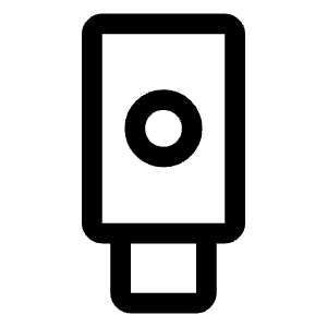 Security Key Icon from Rounded Line - Material Symbols Set