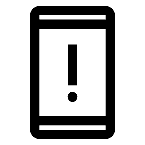 Security Update Warning Icon from Outlined Line - Material Symbols Set