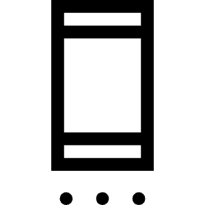 Settings Cell Icon from Sharp Line - Material Symbols Set