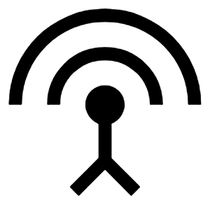 Settings Input Antenna Icon from Sharp Line - Material Symbols Set
