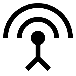 Settings Input Antenna Fill Icon from Outlined Fill - Material Symbols Set