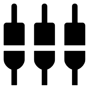 Settings Input Component Fill Icon from Rounded Fill - Material Symbols Set