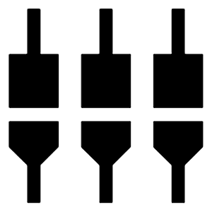 Settings Input Component Fill Icon from Sharp Fill - Material Symbols Set