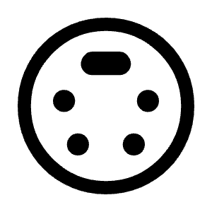 Settings Input Svideo Icon from Rounded Line - Material Symbols Set