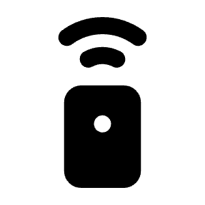 Settings Remote Fill Icon from Rounded Fill - Material Pro Free Set