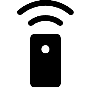 Settings Remote Fill Icon from Rounded Fill - Material Symbols Set