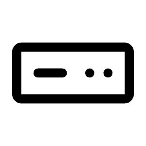 Settop Component Icon from Rounded Line - Material Symbols Set