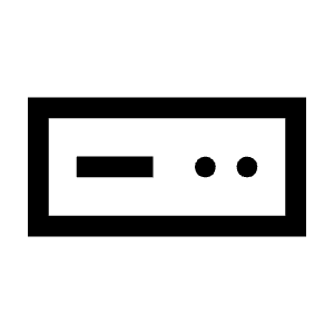 Settop Component Icon from Outlined Line - Material Symbols Set