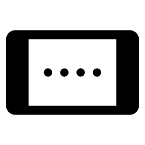 Smart Screen Fill Icon from Rounded Fill - Material Symbols Set