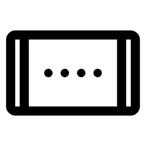 Smart Screen Icon from Outlined Line - Material Symbols Set