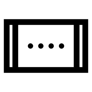 Smart Screen Icon from Sharp Line - Material Symbols Set
